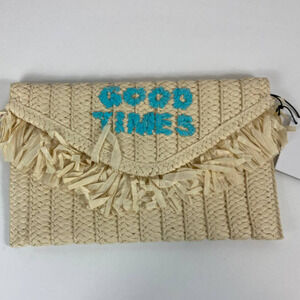 NWT Beyond the Beach Good Times Straw Bag